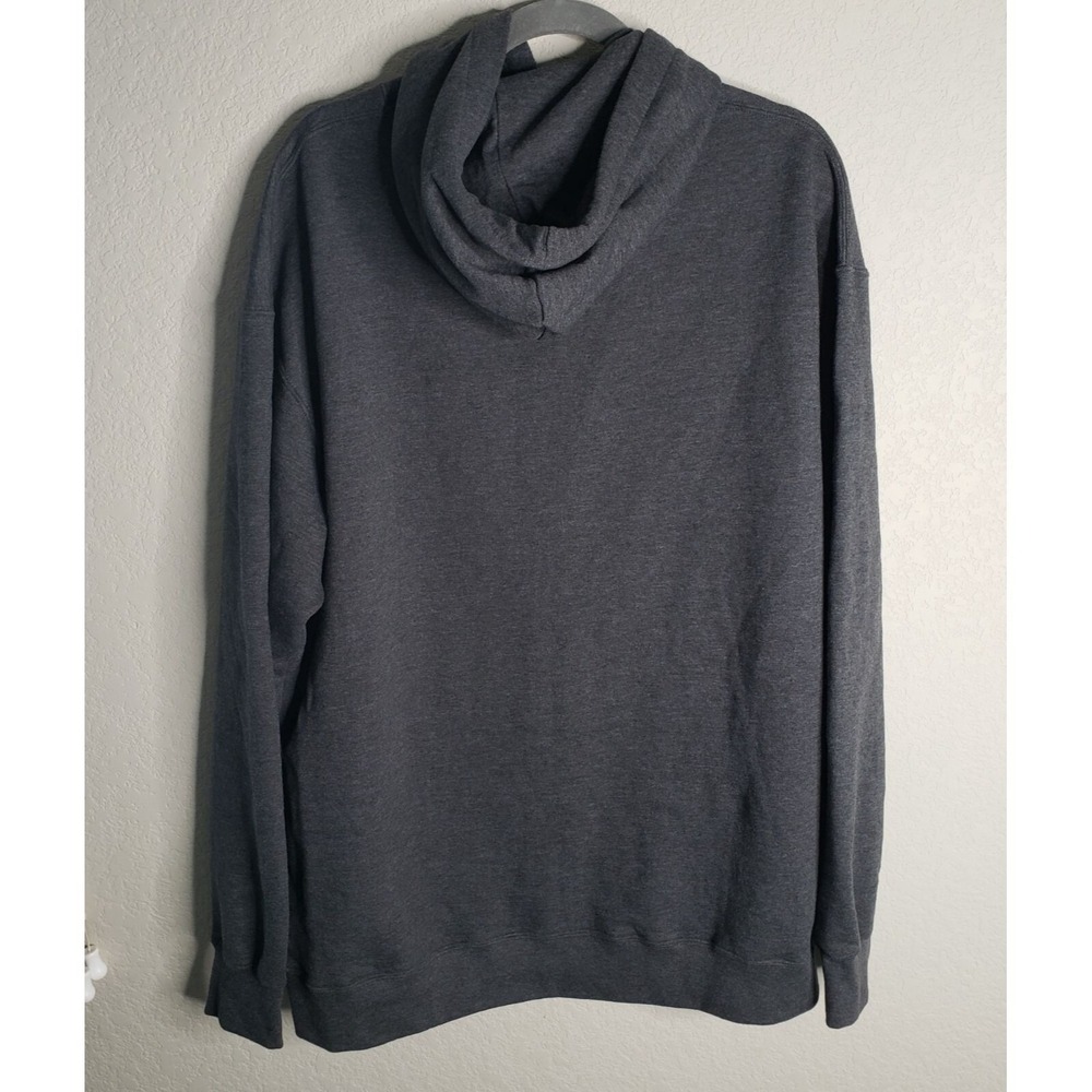 Port & Company Mens The Rodfather Fishing Hoodie Charcoal Gray 2XL Sweatshirt - Picture 2 of 5